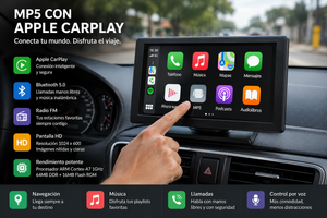MP5 para Coche con Apple CarPlay