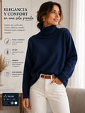 Suéter de Punto con Cuello Barco